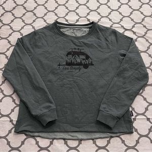 Patagonia Live Simply Trailer Uprisal Sweatshirts Women’s Large Outdoors Hike